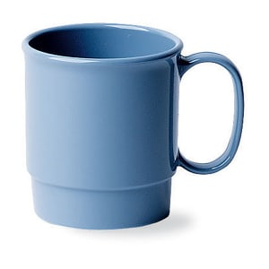 144-75CW401 7 1/2 oz Plastic Cup, Slate Blue