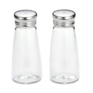 229-132SP2 3 oz Salt/Pepper Shaker - Glass, 4 1/2"H