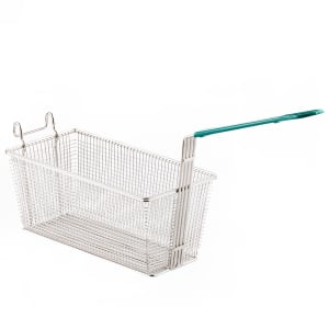 229-42 Fryer Basket w/ Coated Handle & Front Hook, 13 3/8" x 6 1/2" x 5 7/8"