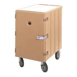 144-1826LTCSP157 Camcart® Insulated Food Carrier w/ (13) Pan Capacity, Security Package, Beige