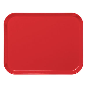 144-3253CL163 Fiberglass Camlite® Cafeteria Tray - 20 7/8"L x 12 3/4"W, Rose Red