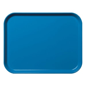 144-3253CL142 Fiberglass Camlite® Cafeteria Tray - 20 4/5"L x 12 3/4"W, Blue