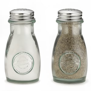 229-6618 4 oz Salt/Pepper Shaker - Glass, 4"H