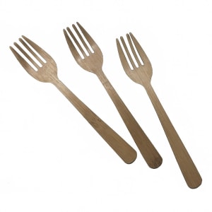 229-BAMDF475 4 3/4" Disposable Fork, Bamboo