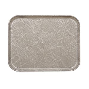 144-1014215 Fiberglass Camtray® Cafeteria Tray - 13 3/4"L x 10 5/8" W, Abstract Gray