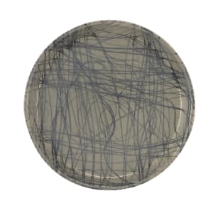 144-1000277 10" Round Serving Camtray - Fiberglass, Swirl Gray