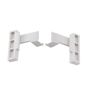 144-CPCC8480 Camshelving® Premium Corner Connector Set, Speckled Gray