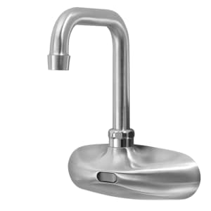 381-16670 Wall Mount Electronic Faucet - 4" Centers, High Arc Spout, Satin Finish