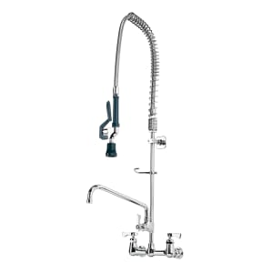 381-17109WL 36"H Wall Mount Pre Rinse Faucet - 1 1/5 GPM, Base with Nozzle