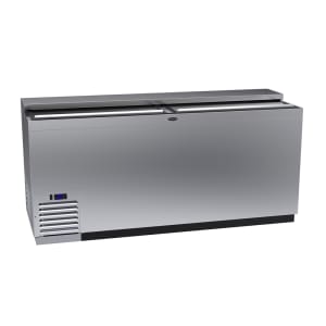 381-BC72SS 72" Forced Air Bottle Cooler - Holds (612) 12 oz Bottles, Stainless, 115v