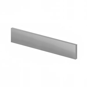 381-BS106 Left Side Kick Plate For Backbar Coolers, Stainless