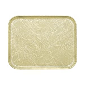 144-1826214 Fiberglass Camtray® Cafeteria Tray - 25 3/4"L x 17 4/5"W, Abstract Tan