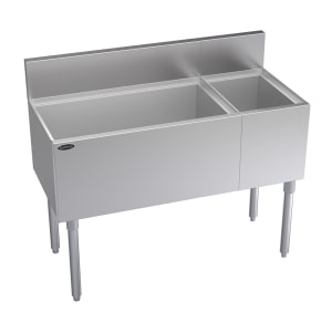 381-KR18M42L 42" Royal Series Cocktail Station w/ 92 lb Ice Bin, Stainless Steel
