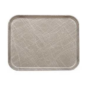 144-1418215 Fiberglass Camtray® Cafeteria Tray - 18"L x 14"W, Abstract Gray
