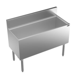 381-KR184210 42" Royal Series Cocktail Station w/ 129 lb Ice Bin, Stainless Steel