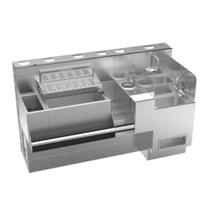381-KR24TCS66D 66" The Taffer Command Station, Stainless