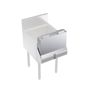 381-KRSC18 18" Locking Cover for Single Speed Rail, Stainless