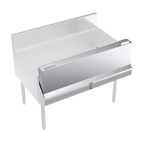 381-KRSC42 42" Locking Cover for Single Speed Rail, Stainless