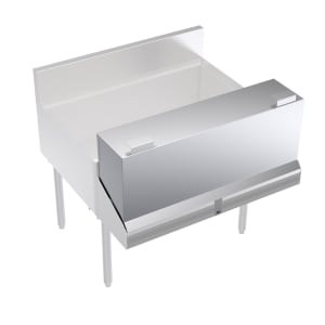 381-KRDC36 36" L Locking Cover for Double Speed Rail, Stainless