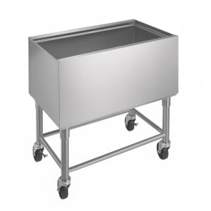 381-MB1830 30" x 18 1/2" Drop In Ice Bin w/ 97 lb Capacity - Stainless