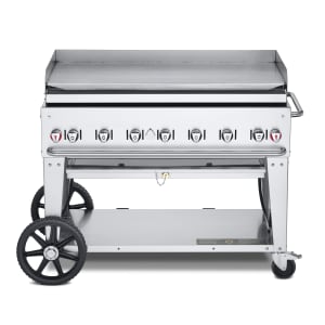828-MG48LP 46" Mobile Gas Commercial Outdoor Griddle, Liquid Propane 