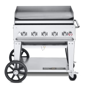 828-MG36LP 34" Mobile Gas Commercial Outdoor Griddle, Liquid Propane