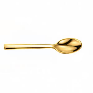 324-B408SADF 5 3/4" A.D. Coffee Spoon with 18/0 Stainless Grade, Chef's Table Gold™ Pat...