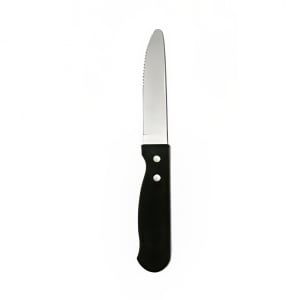 324-B620KSSF 9 3/4" Steak Knife with Stainless Blade & Black Plastic Handle,  Wrangler P...