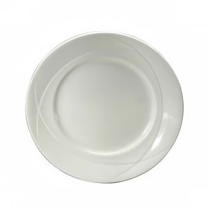 324-F1150000157 11" Round Vision Plate - Bone China, Warm White