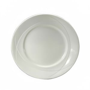 324-F1150000163 12" Round Vision Plate - Bone China, Warm White