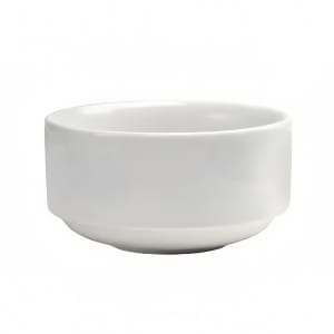 324-F1400000705 10 1/2 oz Round Tundra™ Bouillon Cup - Porcelain, Bone White