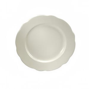 324-F1560018151 10 1/2" Round Caprice Plate - China, Cream White