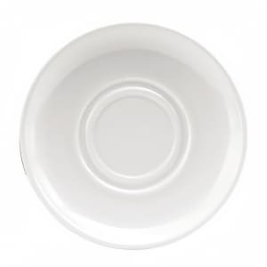 324-F1400000500 5 3/4" Round Tundra™ Saucer - Porcelain, Bone White