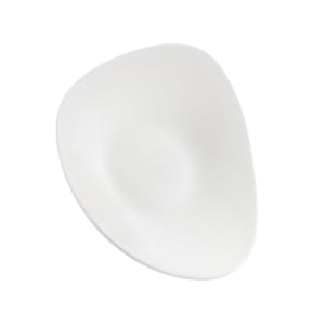 893-WHTB231 8 1/4" Triangular Lotus Bowl - Ceramic, White