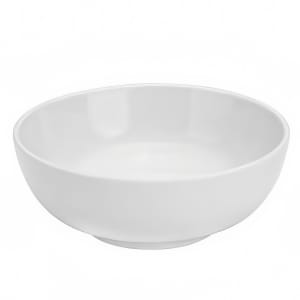 324-F1400000734 24 oz Round Tundra Salad Bowl - Porcelain, Bone White