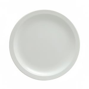 324-F8000000143 9 1/2" Round Buffalo Plate - Porcelain, Bright White