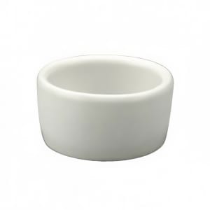 324-F8000000613 3 1/2 oz Buffalo Ramekin - Porcelain, Bright White