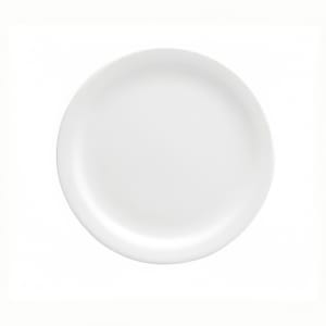 324-F8000000139 9" Round Buffalo Plate - Porcelain, Bright White