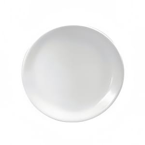 324-F8000000151C 10 1/2" Round Buffalo Plate - Porcelain, Bright White