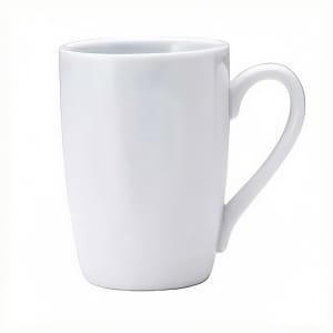 324-F8000000563 12 oz Buffalo Euro Mug - Porcelain, Bright White