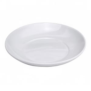 324-F8010000130 7 7/8" Round Buffalo Euro Plate - Porcelain, Bright White