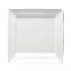 324-F8010000139S 9" Square Buffalo Plate - Porcelain, Bright White