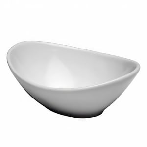 324-F8010000754 9 1/2 oz Oval Buffalo Bowl - Porcelain, Bright White