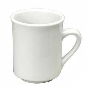 324-F8000000560 8 oz Cafe Mug - Porcelain, Bright White