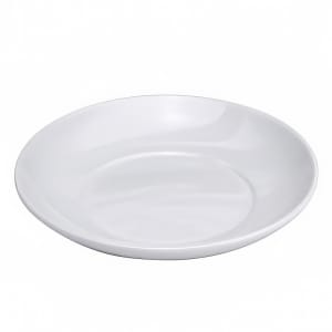 324-F8010000159 11 3/8" Round Buffalo Euro Plate - Porcelain, Bright White