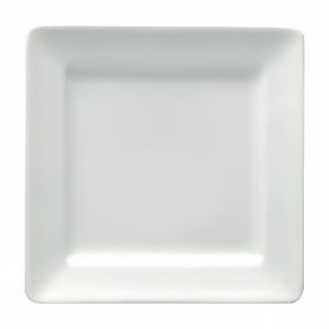 324-F8010000163S 12" Square Buffalo Plate - Porcelain, Bright White