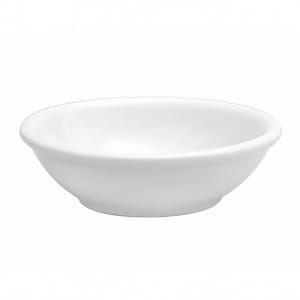 324-F8010000711 6 1/2 oz Round Buffalo Fruit Bowl - Porcelain, Bright White