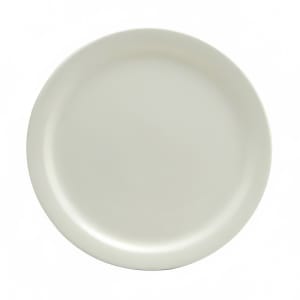 324-F9000000119 6 1/2" Round Buffalo Plate - Porcelain, Cream White