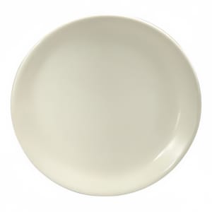 324-F9000000139C 9" Round Buffalo Dinner Plate - Porcelain, Cream White
