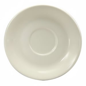 324-F9010000504 6 7/8" Round Buffalo Saucer - Porcelain, Cream White